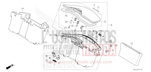 POCHE CENTRALE GL1800BDP de 2023